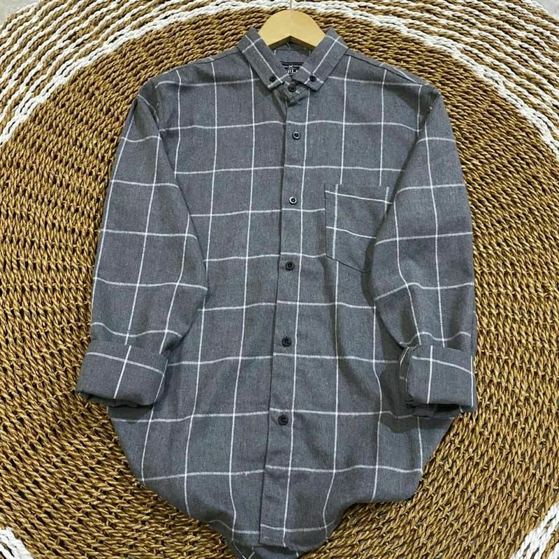 Kemeja Jumbo Flanel Big size Lengan Panjang Kemeja Kotak Kotak Jumbo Kualitas Premium