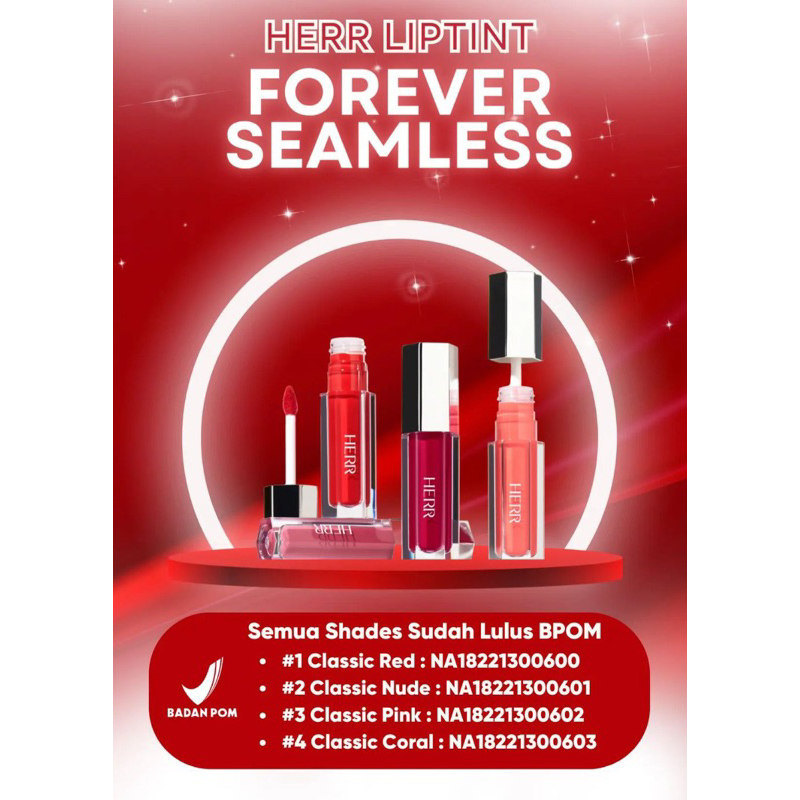 HERR Forever Seamless Lip Tint Classic - ORIGINAL BPOM