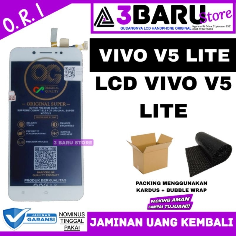 LCD VIVO V5 LITE ORIGINAL BERGARANSI TESTED lcd handphone vivo V5 lite ori