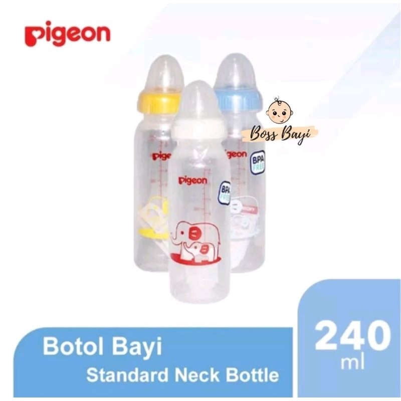 Botol Dot Pigeon PP RP Standart Assort 50ml 120ml 240ml - Botol Susu Bayi