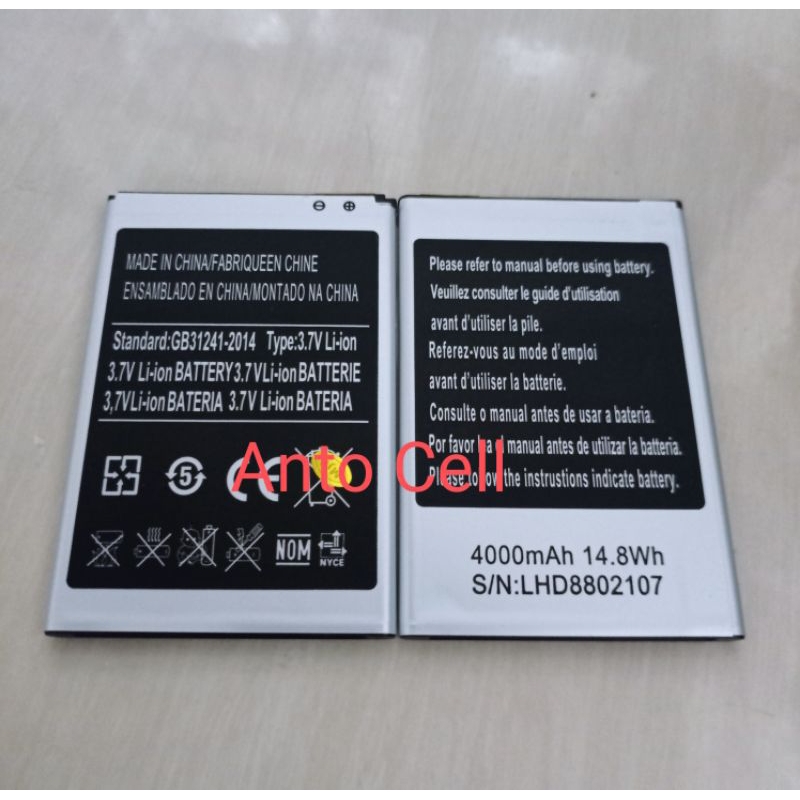 Baterai batre Android Rino 4 pro Versi 2 original battery hp