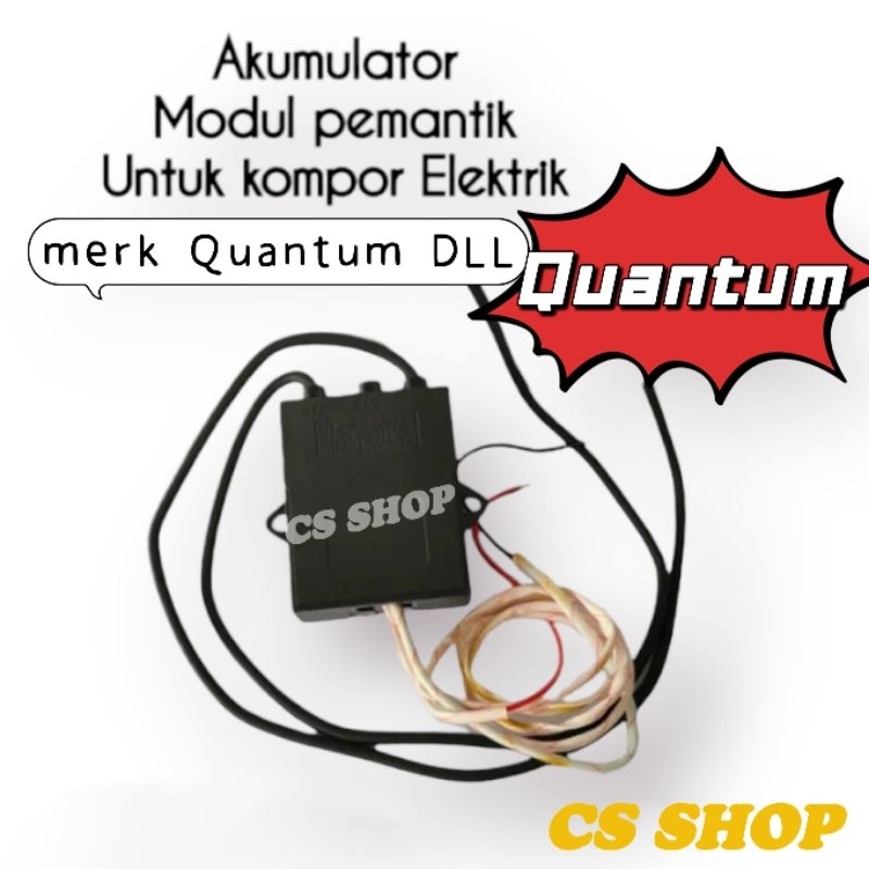 AKUMULATOR MODUL PEMANTIK KOMPOR GAS ELEKTRIK QUANTUM &amp; BLUEGAZ MODEL 2 KABEL