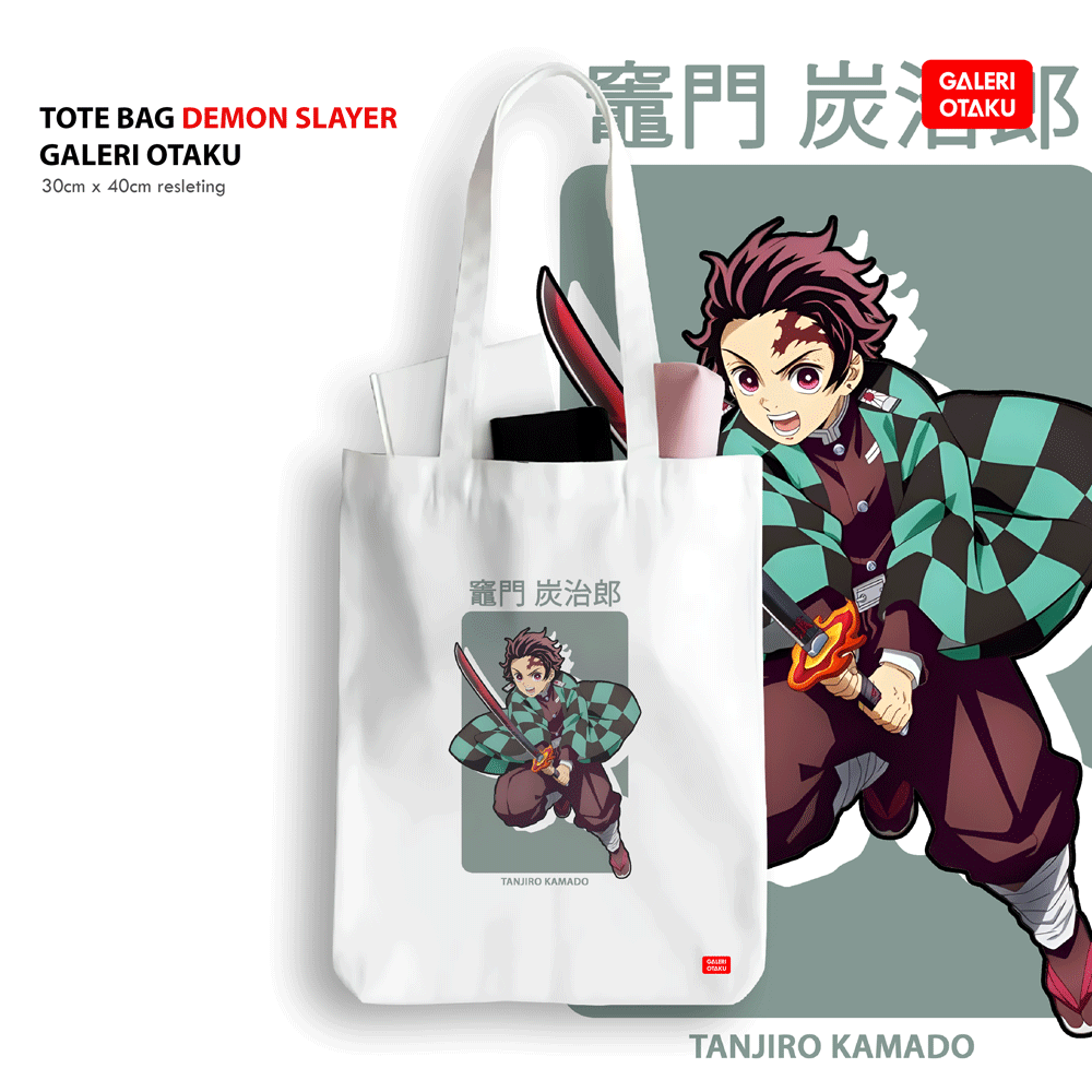 Galeri Otaku - Totebag Kimetsu No Yaiba Demon Slayer Edition