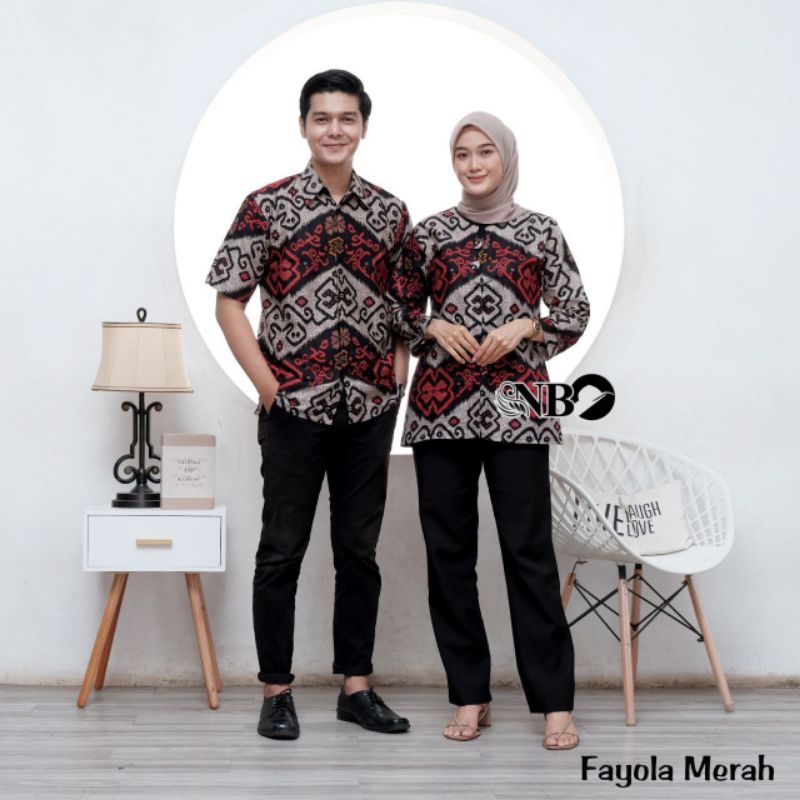 BAJU BATIK WANITA MODERN MONALISA GENES M,L,XL asli PEKALONGAN XXL