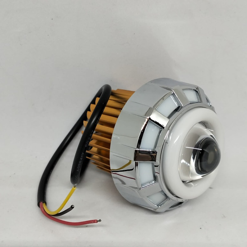 LAMPU LED PROJIE MINI KIPAS 2.5 INCH SPIRAL UNIVERSAL MOTOR MOBIL