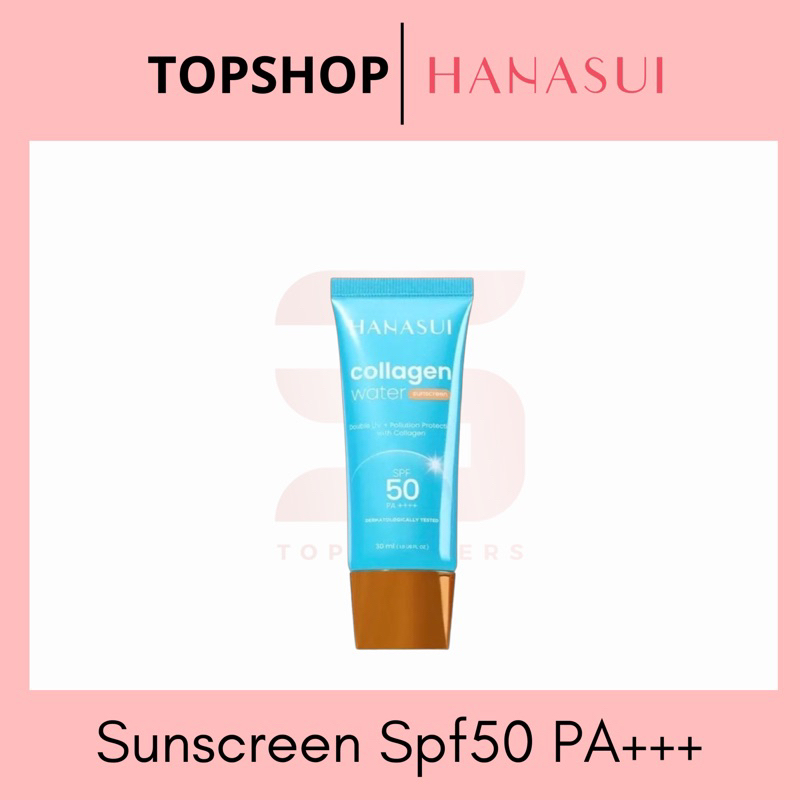 Hanasui Collagen water Sunscreen SPF 50 PA+++ (Biru)