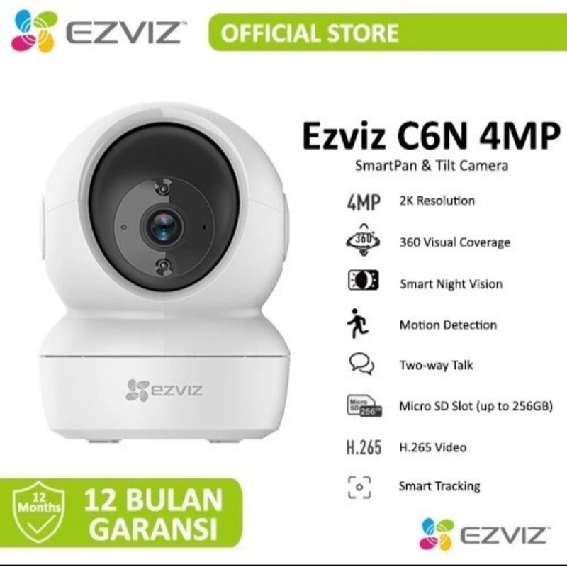 EZVIZ C6n 4MP IP Camera CCTV Wifi Full HD 1080p