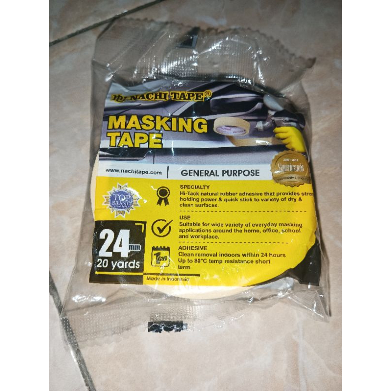 

Masking Tape Solasi Kertas 24 mm