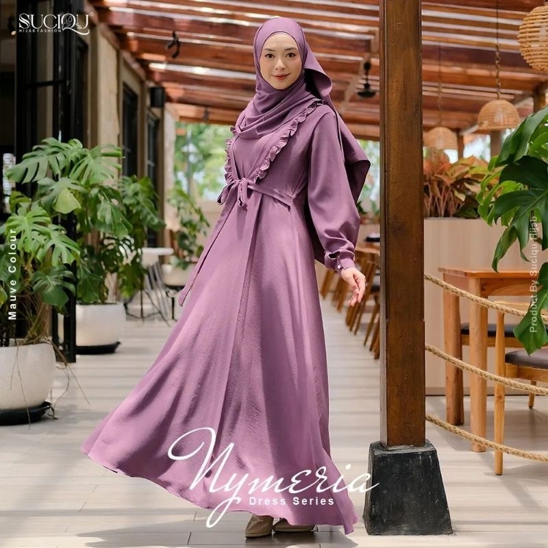 MIRA DRESS SERIES CERUTY BABYDOLL PLUS HIJAB/GAMIS WANITA MUSLIMAH BUSUI/DRESS OUTER KEKINIAN/CELA DRESS SHAMARA DRESS LAYLA DRESS/FAR MOSLEMSTORE