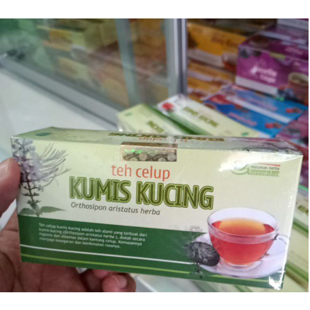 

TEH KUMIS KUCING KEMASAN TEH CELUP ISI 20 Kantong ASLI ORIGINAL, HALAL MUI ,BPOM