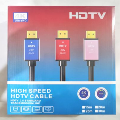 KABEL HDMI 25M V.2.0 ULTRA HD 4K HIGH QUALITY / HDMI 25 METER