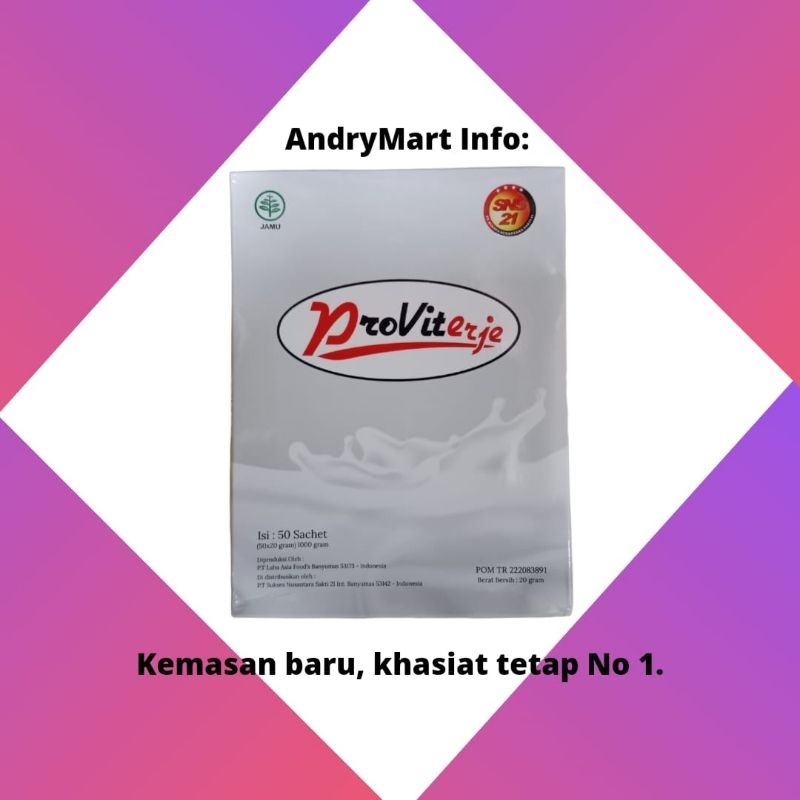 

Provit Susu Kambing Etawa Plus Royal Jelly Isi 50 Sachet