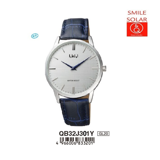 Jam Tangan Pria Classic Casual Kulit Leather Original Q&amp;Q QnQ QQ Q892 QB32 Series