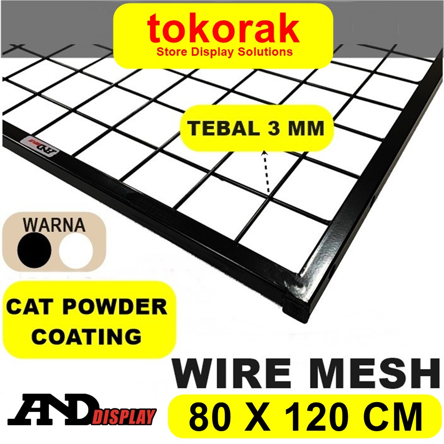 WIRE GRID MESH 80 X 120 CM - KAWAT JARING KOTAK - RAM DINDING BINGKAI