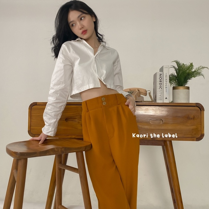 Diego Pants - Celana Panjang Wanita - Celana High Waist - Celana Anti Kusut - Celana Korea Wanita - Celana Formal / Casual