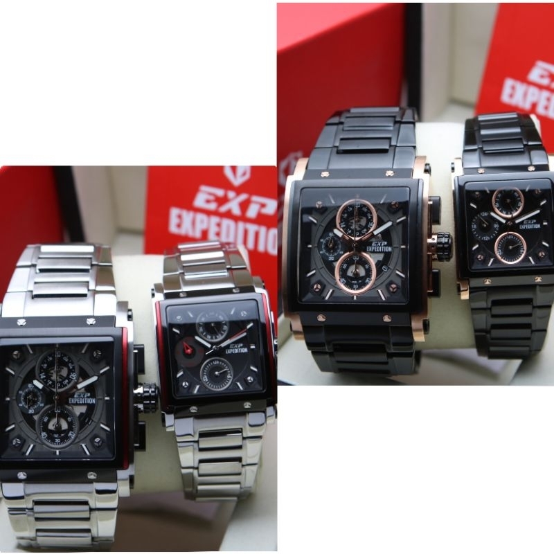 JAM TANGAN COUPLE EXPEDITION E6731 / E 6731 ORIGINAL GARANSI RESMI 1TAHUN