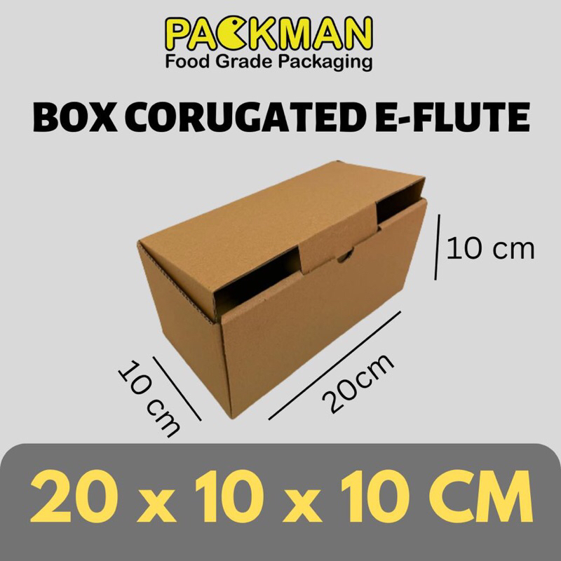 

KARDUS 20x10x10 cm / BOX KARTON CORUGATED DIE CUT E-FLUTE / PACKING ONLINE