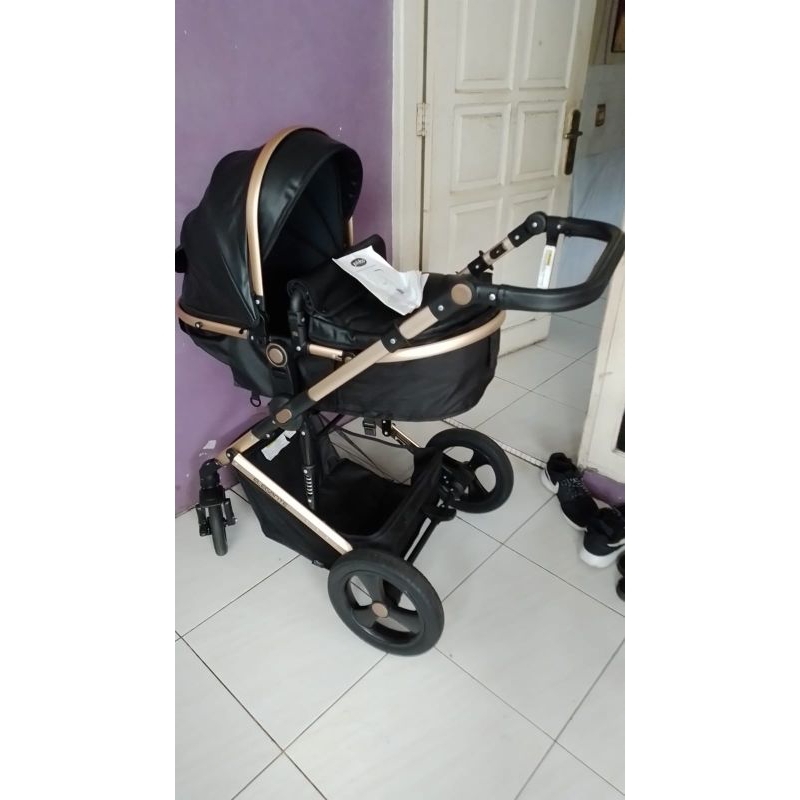 preloved stroller pliko elegante like new