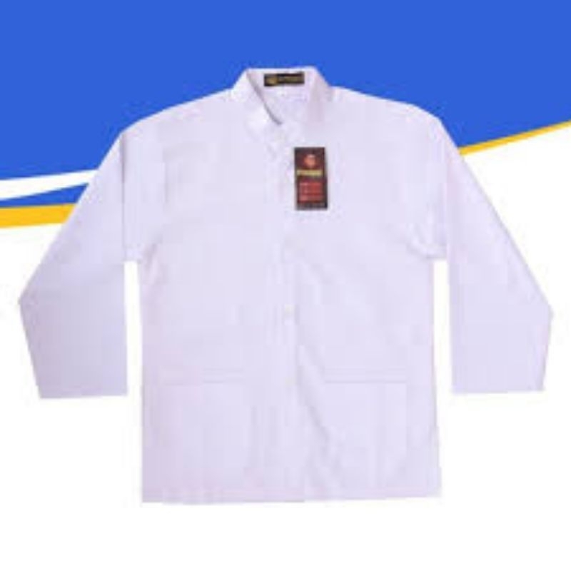 Seragam Koko/Jawan Sekolah Panjang Saku 2 Bawah Untuk TPQ