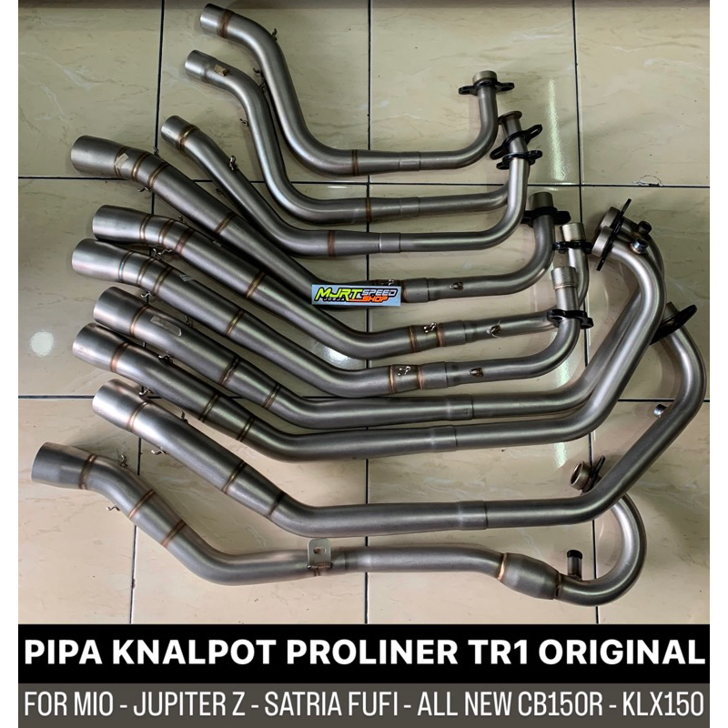 PIPA PROLINER TR1 ORIGINAL FOR MIO J - VARIO - JUPITER Z - SATRIA FUFI - CBR150 - KLX150