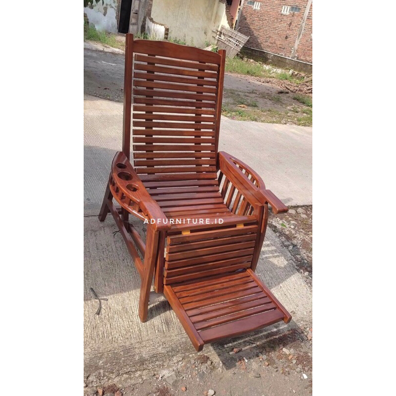 Kursi Malas/Kursi Goyang Malas/Kursi Malas Jati