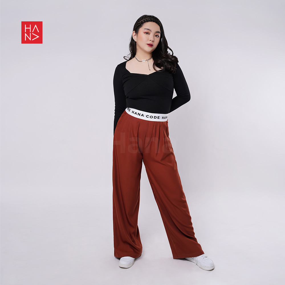 HanaFashion JKT - Indy Loose Pants Celana Panjang Wanita Murah - LP033