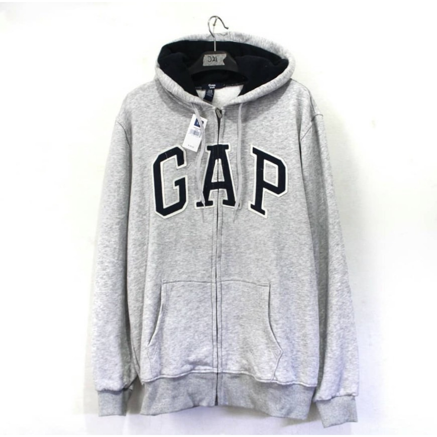 HODDIE ZIPER GAP / JAKET PRIA / JAKET CASUAL