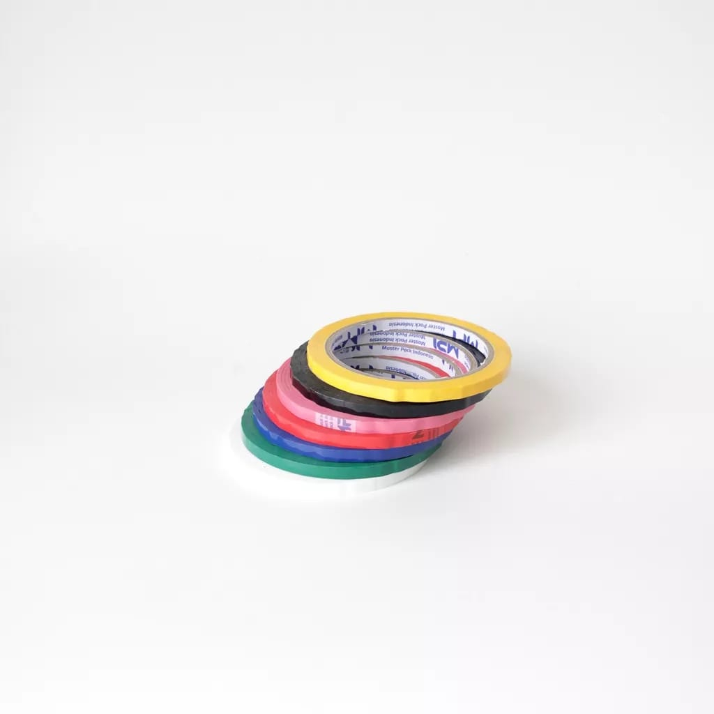 Isolasi Warna-warni 6mm - Lakban Opp Tape warna 6mm