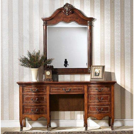 Meja Rias Tolet Ukiran Klasik Jati