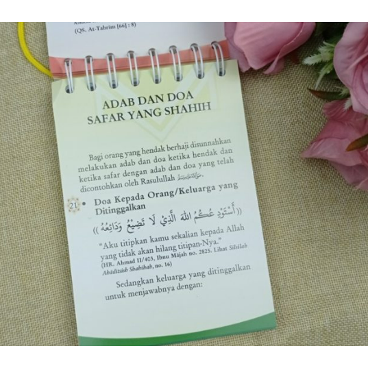 

Buku Doa Manasik Haji uk 10x16 cm bahan hvs 80 gr.Minimum Pesanan 500 buku