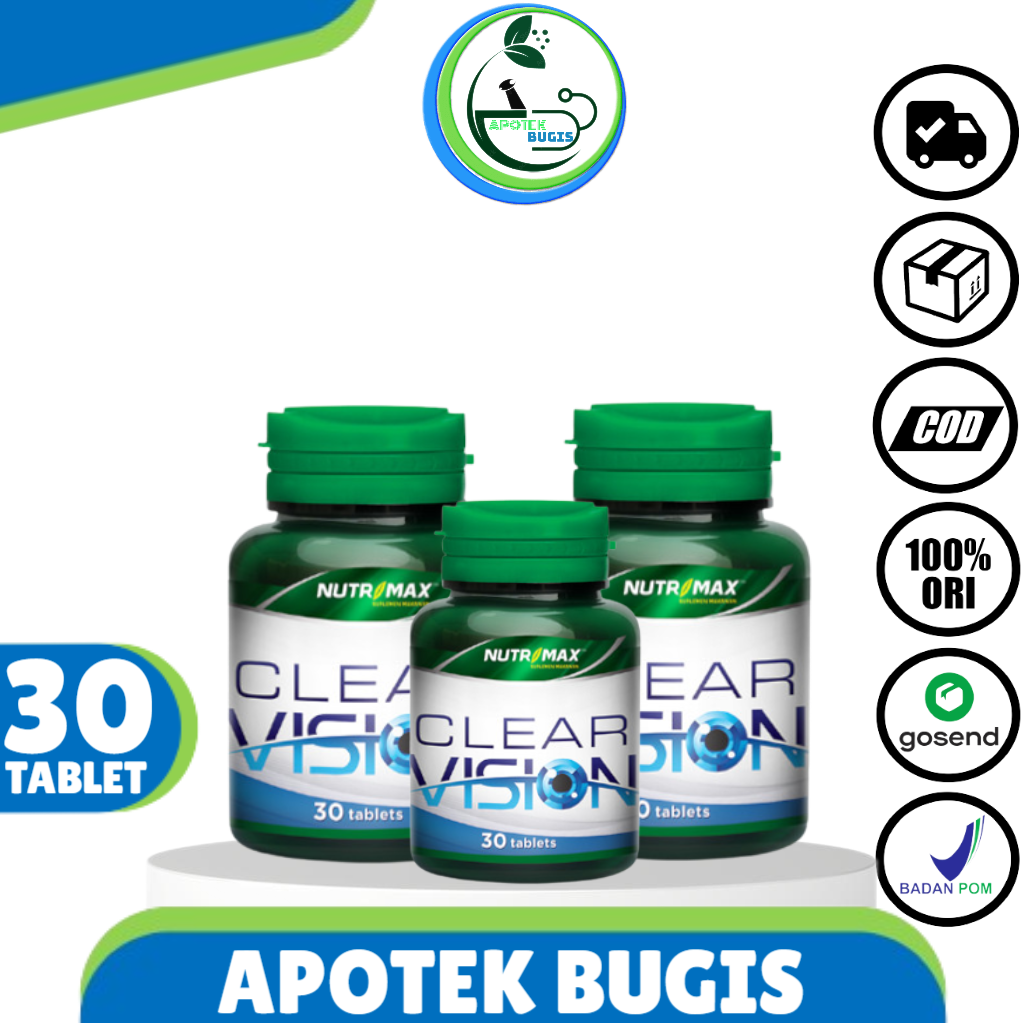 Nutrimax Clear Vision With Eyebright Herb - 30 Tablet - ViTAMIN Mata