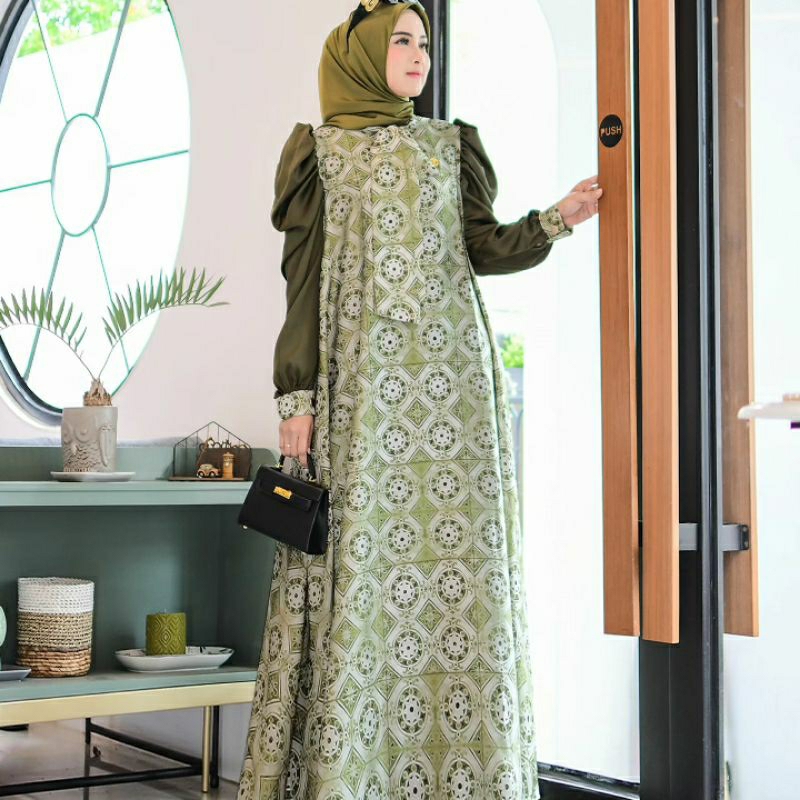 Aureliya Dress motif batik original by NI. NO. NA