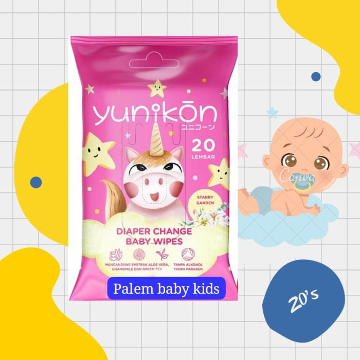 YUNIKON WET TISSUE 50S &amp; 20S BUY 1 GET 1/ TISU BASAH BAYI&amp;ANAK /Tisu basah buy 1 get 1 Tisu basah murah