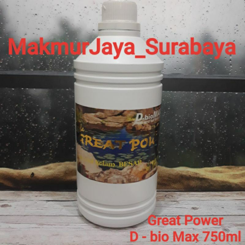 Penjernih kolam D biomax 750ml water tonic biomax GREAT POWER