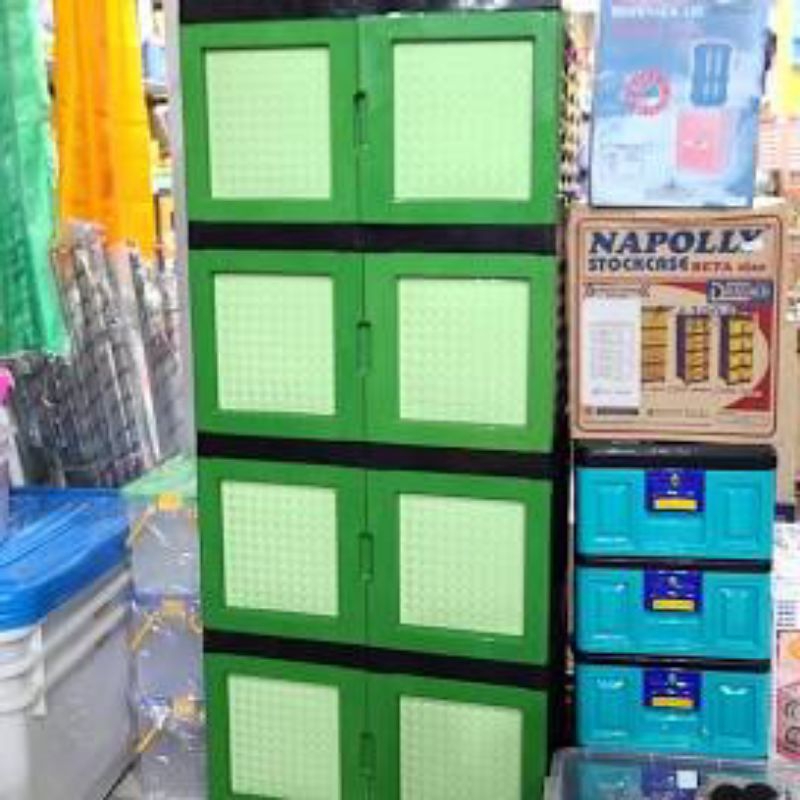Lemari Plastik Cortez 4susun jumbo