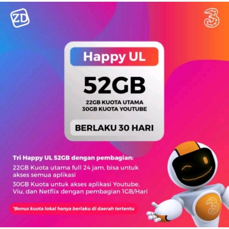 inject kuota tri 52gb berlaku nasional