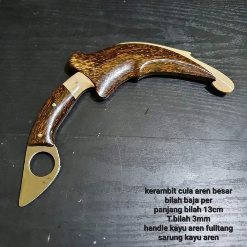 Pisau Kerambit karambit runcing Asli minang