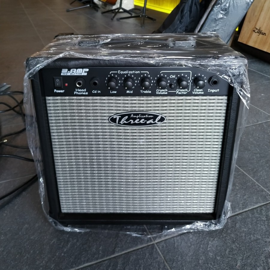 Ampli Gitar Akustik Elektrik Threeall 3ALL Efek Drive Gain Original