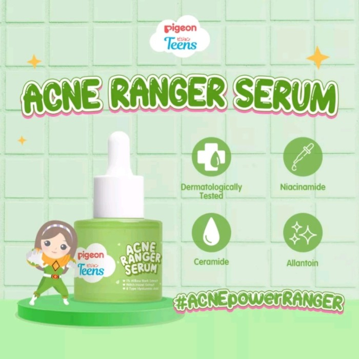 PIGEON TEENS ACNE RANGER SERUM - SERUM WAJAH PIGEON 20ML FACE SERUM