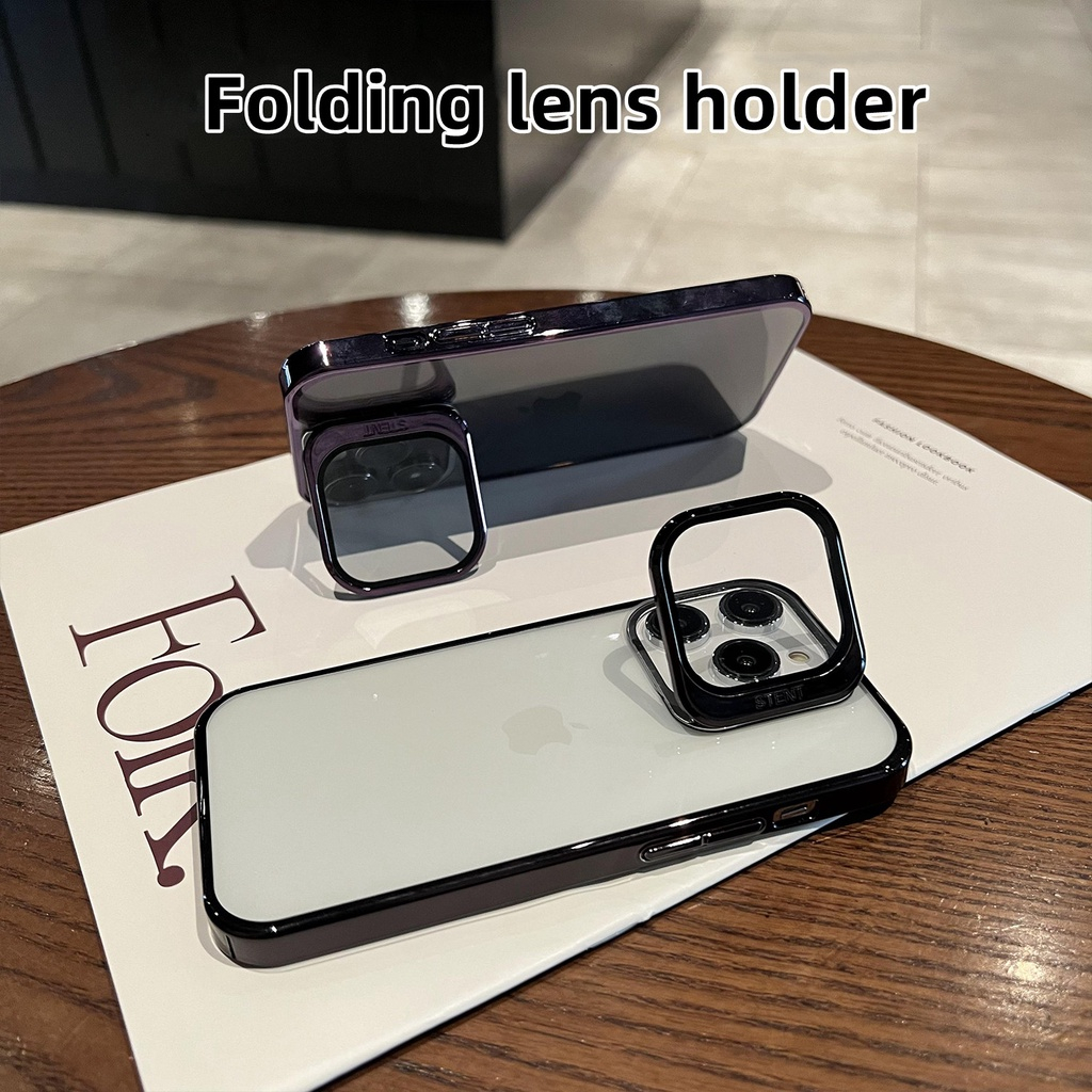 Case Lens Cover stand camera For iphone 14 13 13 pro 13 promax 12 pro 12 pro max 14 pro 14 promax pr