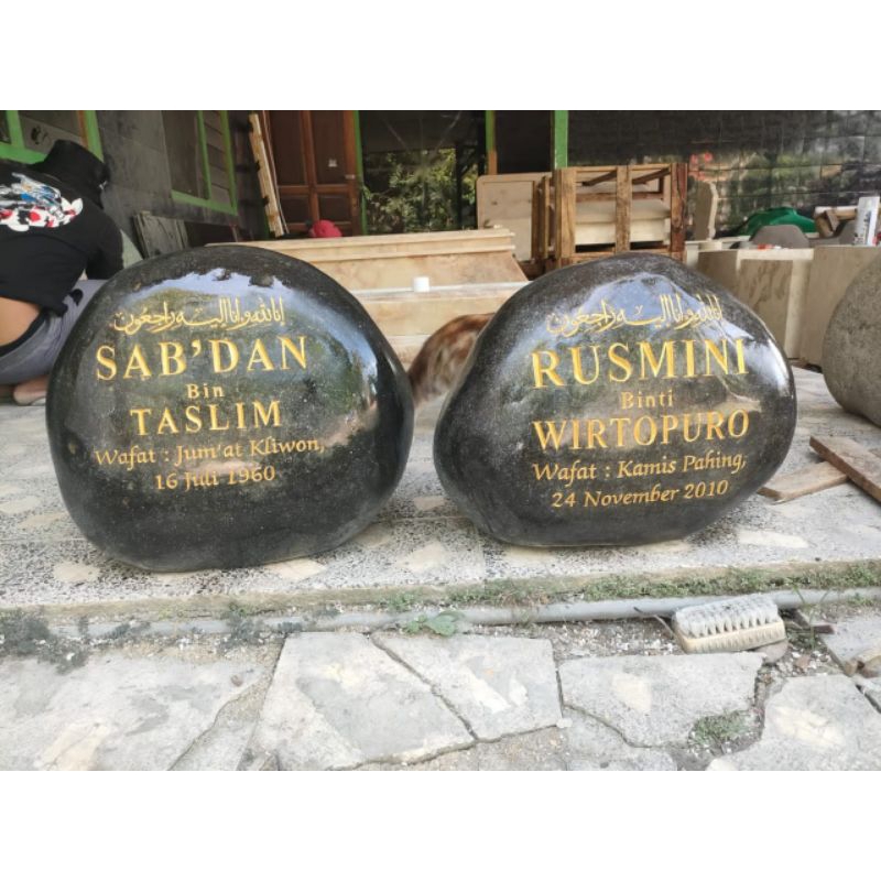Batu Nisan Makam Asli Murah Nisan Batu Kijing Sungai Batu Gunung Kijing Makam Marmer Kijing Makam Mu