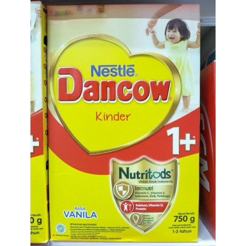 Nestle Dancow 1+ dengan Susu Pertumbuhan Rasa Madu 1-3 Tahun isi 800&amp;750