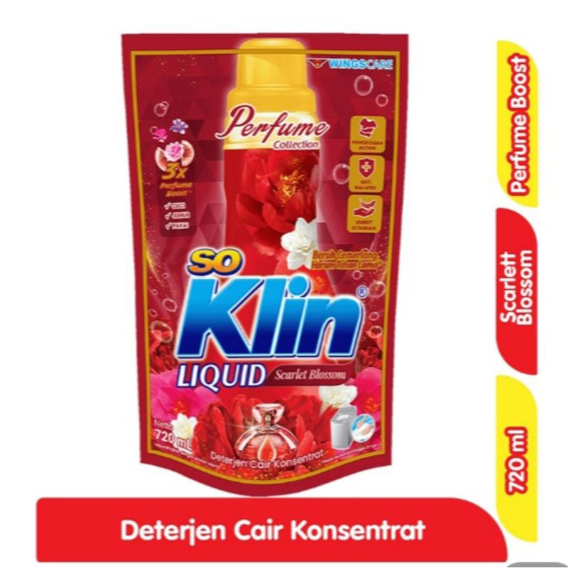so klin liquid detergent 720ml