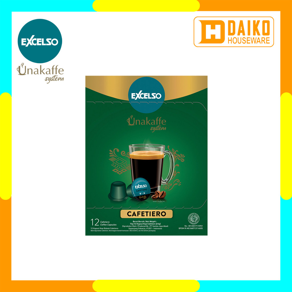 Capsule Coffee Excelso Unakaffe Cafetiero - Kopi Kapsul by Kapal Api