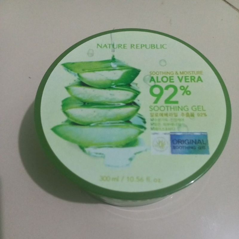 nature republik aloe vera 92% soothing gel 300ml