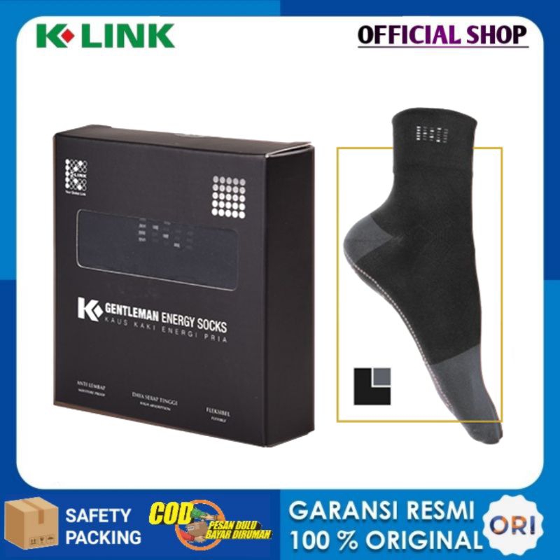 kaos kaki k link energi gentleman shock original