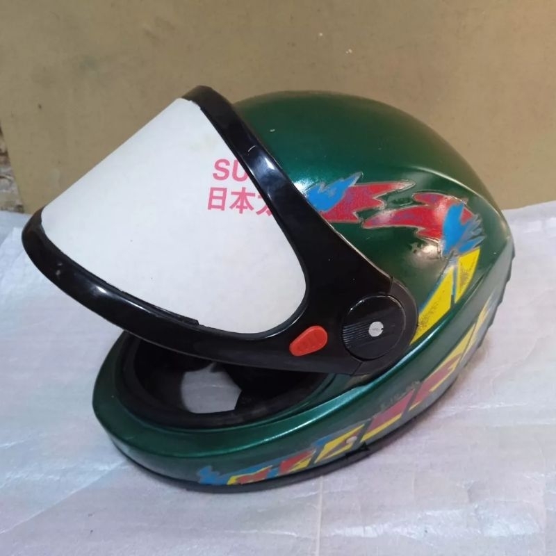 helm helmet lama klasik classic jadul retro old school drag race Thailand Thailook style merk KJP ti