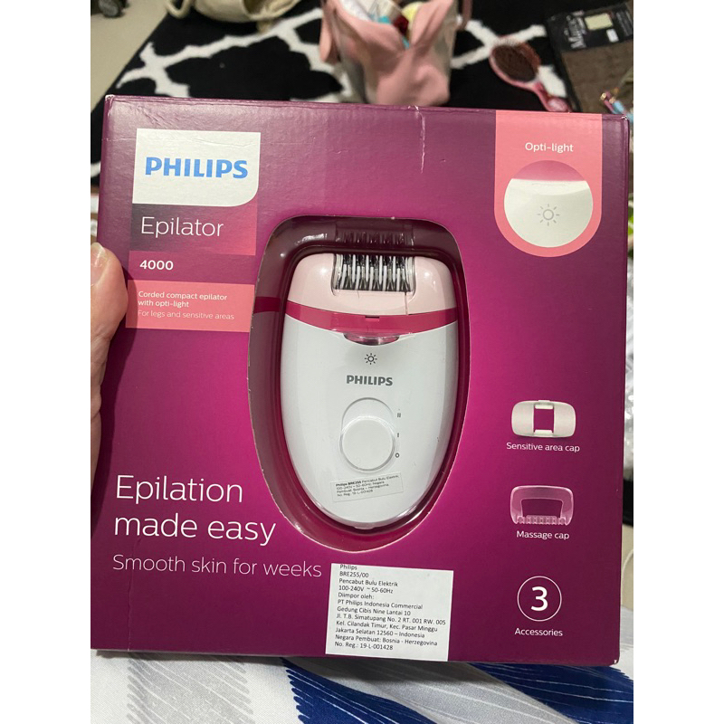 Preloved Philips Satinelle Essential Epilator BRE255/00