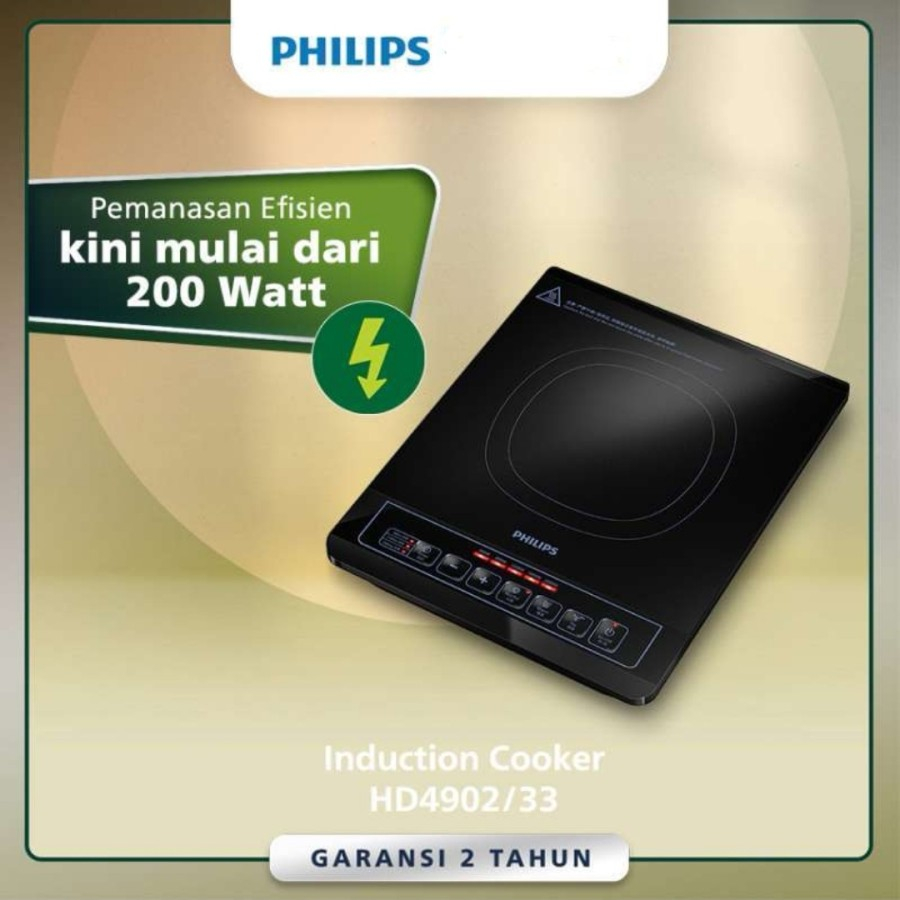 Philips Induction Cooker HD4902/ 33 - Kompor Listrik - 800W  kompor listrik