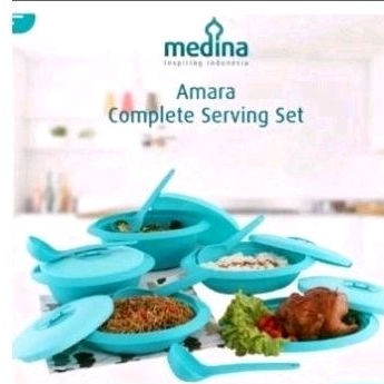 Medina set of 5 pcs/wadah saji/prasmanan/prasmanan set/tempat masakan/tempat penyimpanan makanan